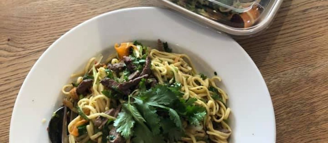 Vietnamese steak and noodle salad