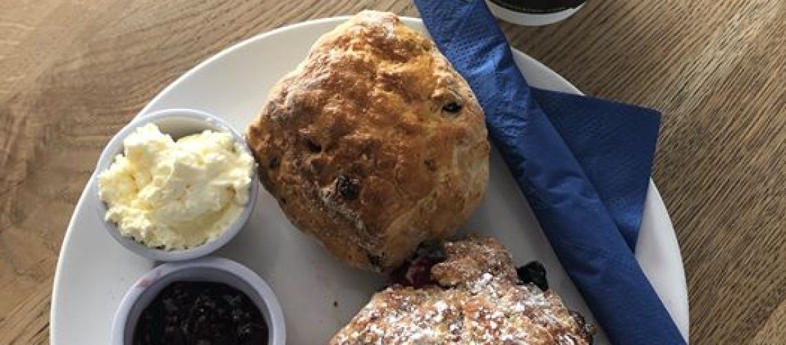 scones and coffee